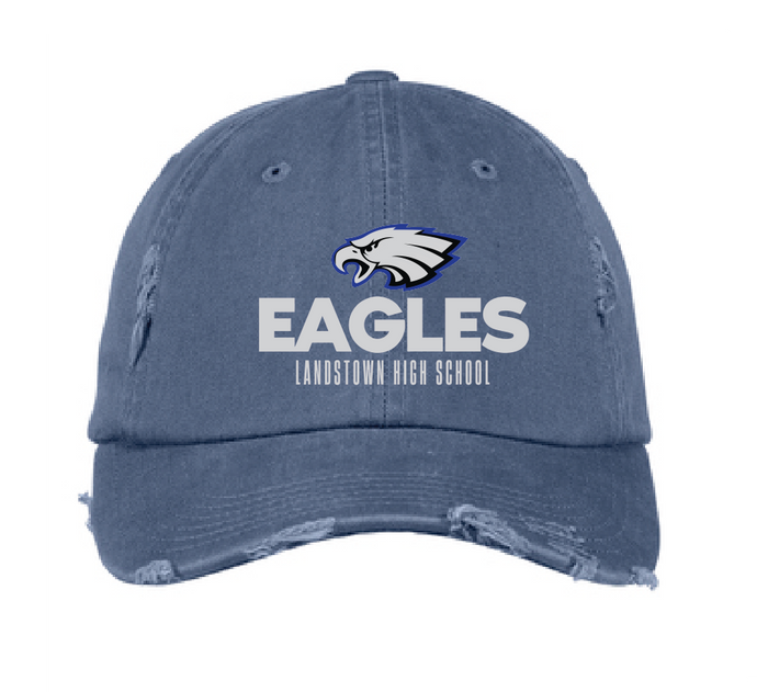 Distressed Cap / Scotland Blue / Landstown High School