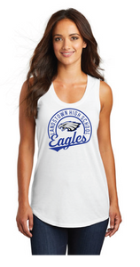 Women’s Triblend Racerback Tank / White / Landstown High School