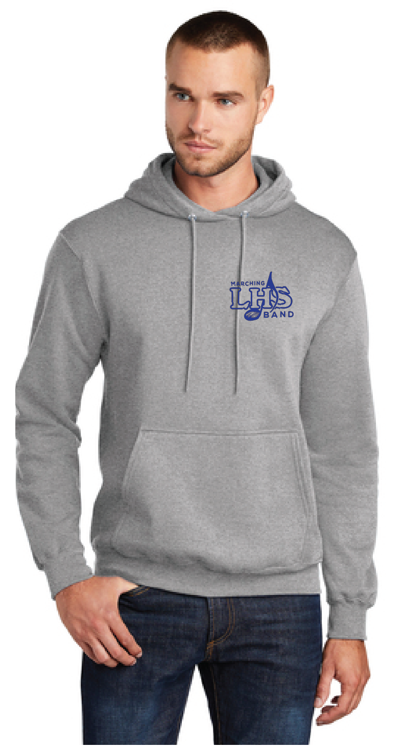 Core Fleece Pullover Hooded Sweatshirt / Athletic Heather / Landstown High School Marching Band