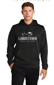 Performance Fleece Hooded Pullover / Black / Landstown High School Marching Band