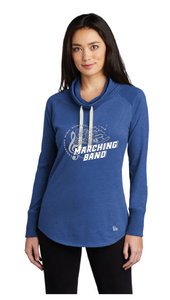 Ladies Sueded Cotton Blend Cowl Tee / Royal Heather / Landstown High School Marching Band