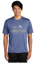 Trojans Soccer Heather Contender Tee / Navy Heather / Landstown High School Marching Band