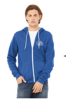 Sponge Fleece Full-Zip Hoodie / Royal Heather / Landstown High School Marching Band