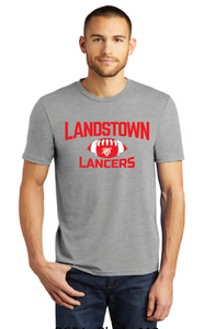 Perfect Triblend Softstyle Tee / Grey Frost / Landstown Middle School Football