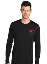 Long Sleeve Performance Contender Tee / Black / Landstown Middle School Football