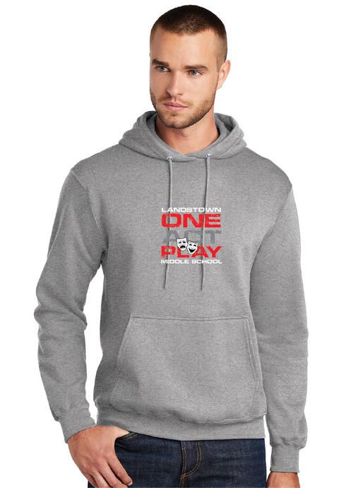 Fleece Hooded Sweatshirt / Athletic Heather / Landstown Middle School One Act Play