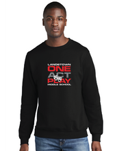 Fleece Crewneck Sweatshirt / Black / Landstown Middle School One Act Play