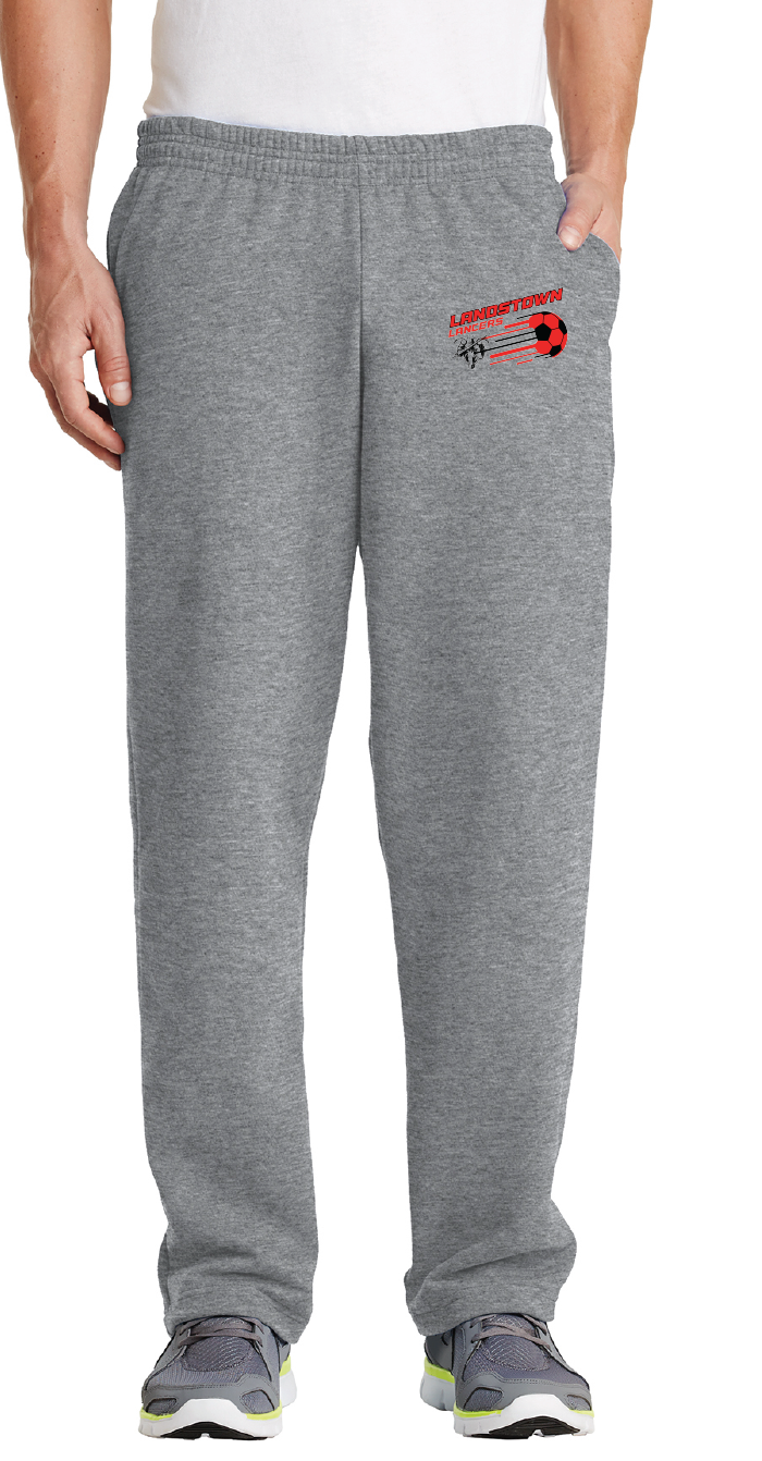 Fleece Sweatpants with Pockets / Athletic Heather / Landstown Middle School Soccer