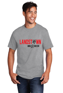 Core Cotton Tee / Athletic Heather / Landstown Middle School Girls Soccer