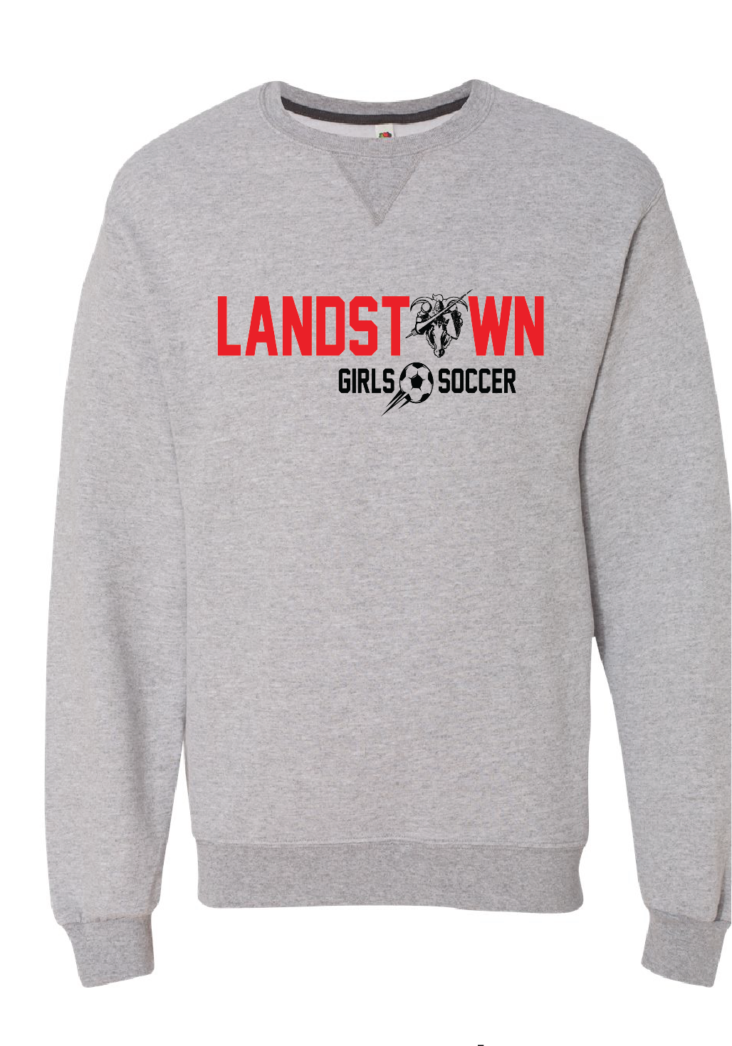 Sofspun Crewneck Sweatshirt / Athletic Heather / Landstown Middle School Girls Soccer