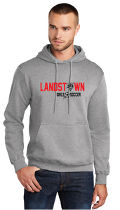 Fleece Pullover Hooded Sweatshirt / Athletic Heather / Landstown Middle School Girls Soccer