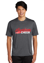 Heather Performance Tee / Graphite Heather / Landstown Middle School Cheer