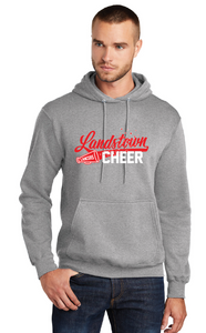 Fleece Hooded Sweatshirt / Athletic Heather / Landstown Middle School Cheer
