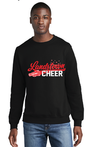 Fleece Crewneck Sweatshirt / Black / Landstown Middle School Cheer
