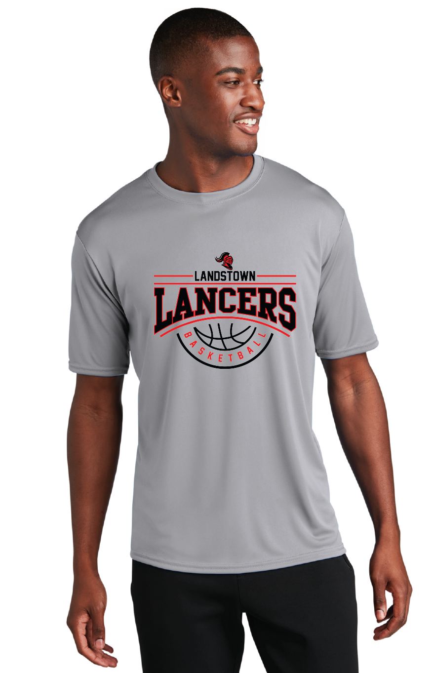 Performance Tee / Silver / Landstown Middle School Boys Basketball