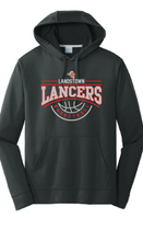 Performance Fleece Hooded Sweatshirt / Black / Landstown Middle School Boys Basketball