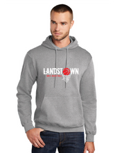 Core Fleece Pullover Hooded Sweatshirt / Athletic Heather / Landstown Middle School Girls Basketball