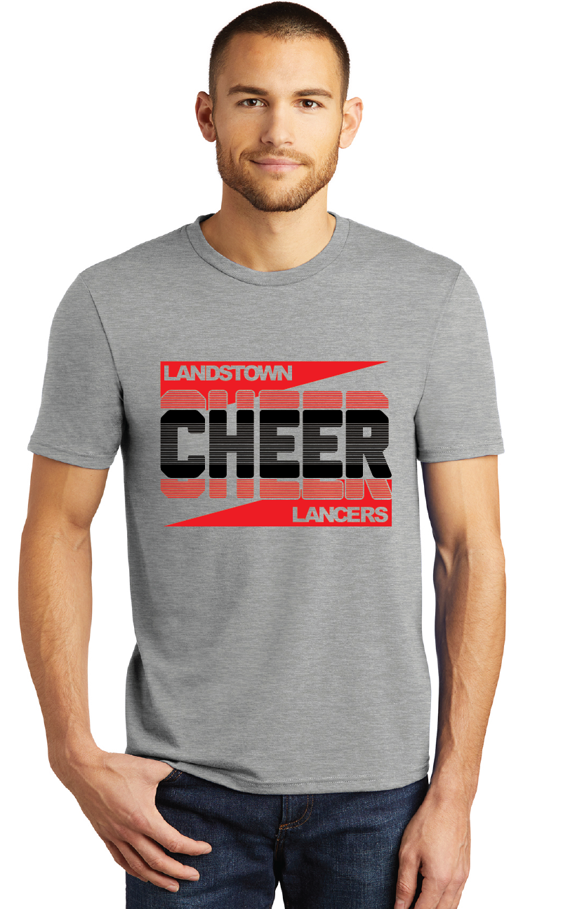 Triblend Softstyle Tee / Grey Frost / Landstown Middle School Cheer