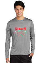 Long Sleeve Heather Contender Tee / Graphite / Landstown Middle School Wrestling