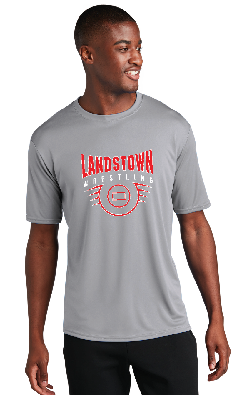 Performance Tee / Silver / Landstown Middle School Wrestling