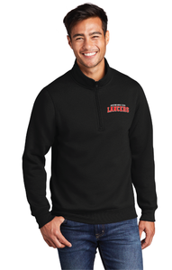 Core Fleece 1/4-Zip Pullover Sweatshirt / Black / Landstown Middle School