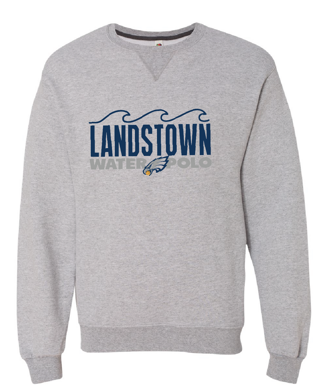 Sofspun Crewneck Sweatshirt / Athletic Heather / Landstown High School Water Polo