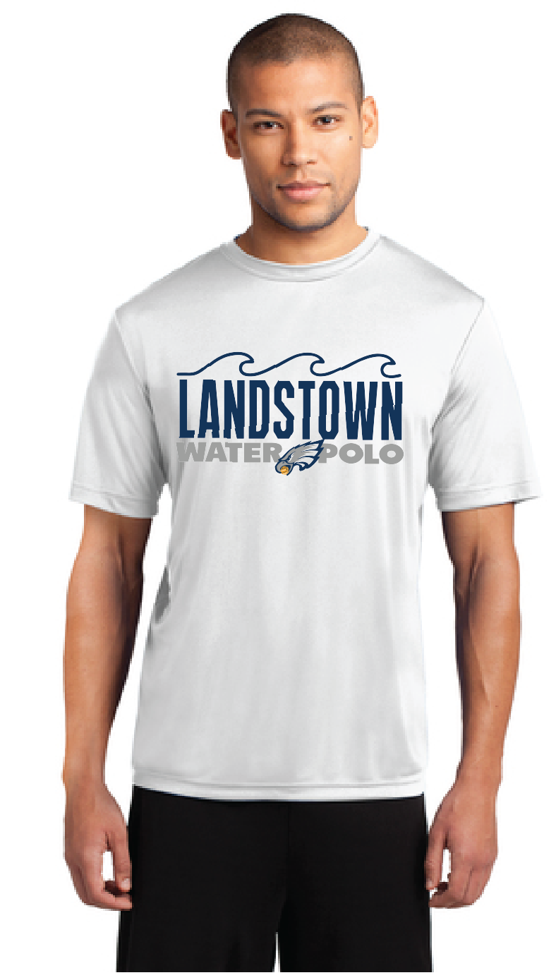 Performance Tee / White / Landstown High School Water Polo