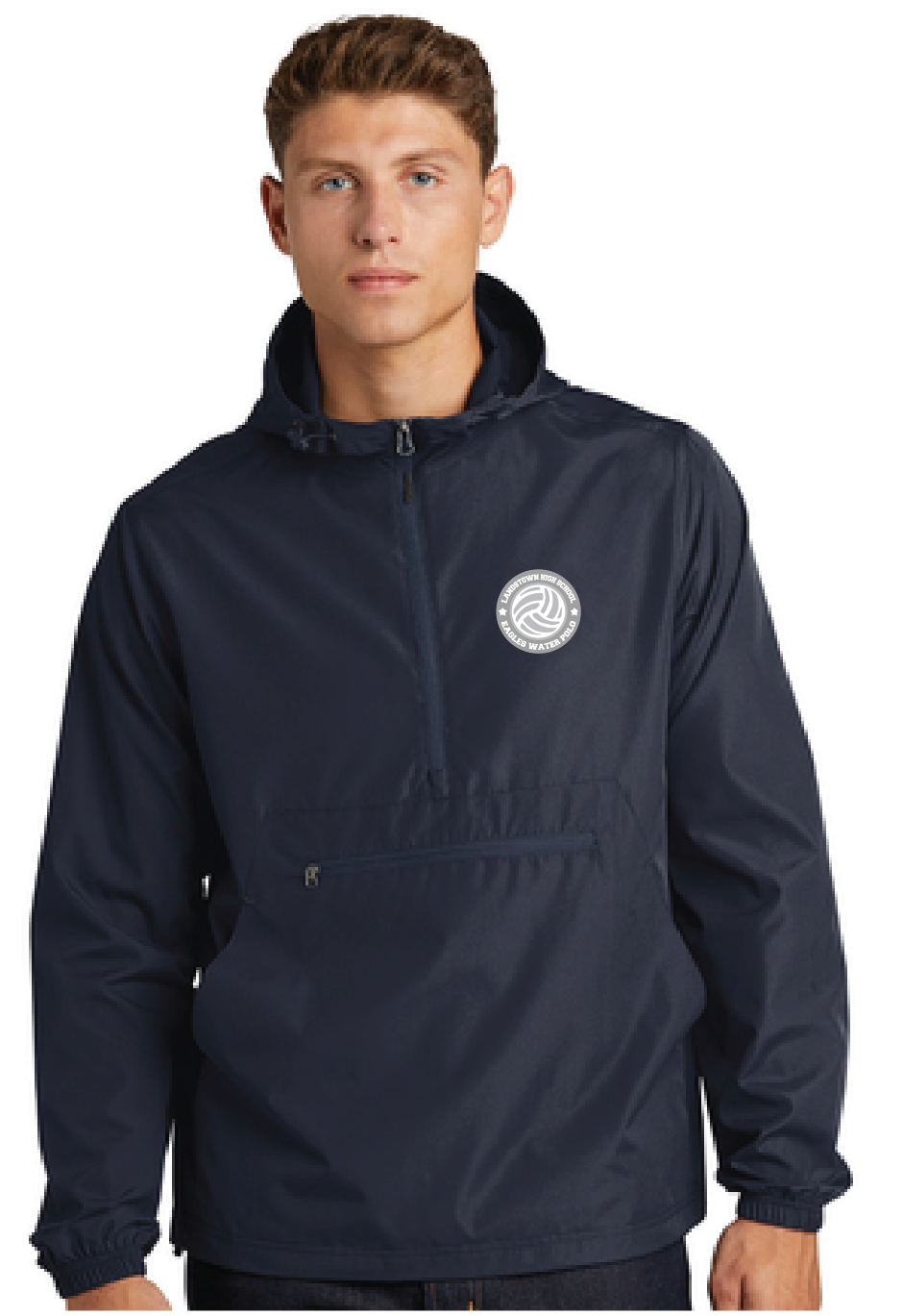 Packable Anorak / Navy / Landstown High School Water Polo