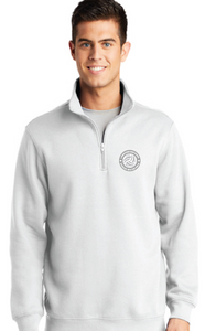 1/4-Zip Sweatshirt / White / Landstown High School Water Polo