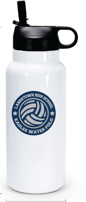 32oz Stainless Steel Water Bottle / Landstown High School Water Polo