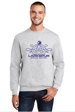 Core Fleece Crewneck Sweatshirt / Ash / Larkspur Middle School One Act Play