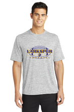 Electric Heather Tee / Silver / Larkspur Middle School Football