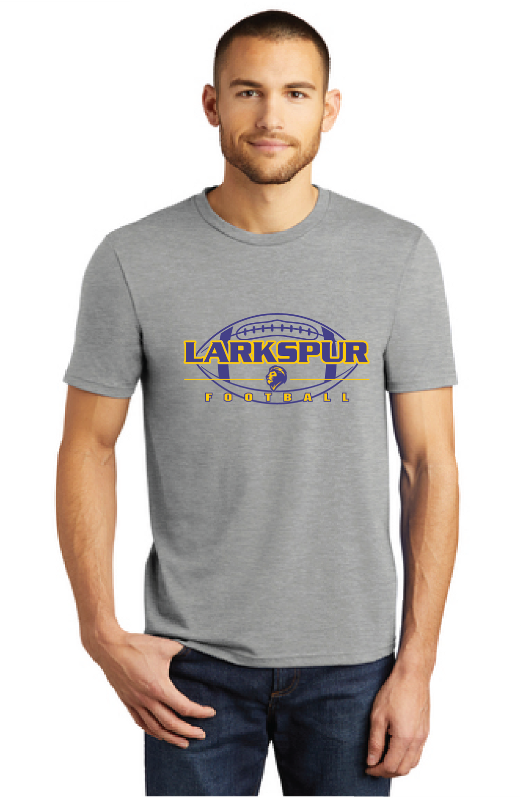 Perfect Tri Tee / Grey Frost / Larkspur Middle School Football