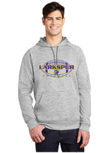 Electric Heather Fleece Hooded Pullover / Silver / Larkspur Middle School Football