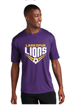 Performance Tee / Purple / Larkspur Middle School Boys Soccer