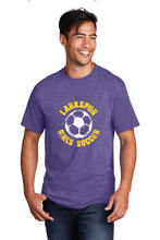 Cotton Tee  / Heather Purple / Larkspur Middle School Girls Soccer