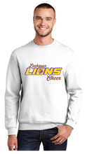 Core Fleece Crewneck Sweatshirt / White / Larkspur Middle School Cheer