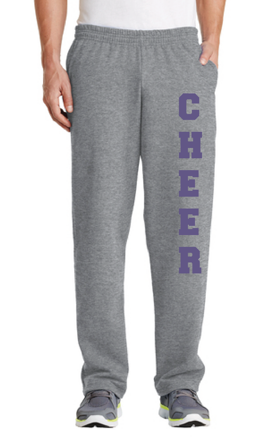 Core Fleece Sweatpant with Pockets / Athletic Heather / Larkspur Middle School Cheer