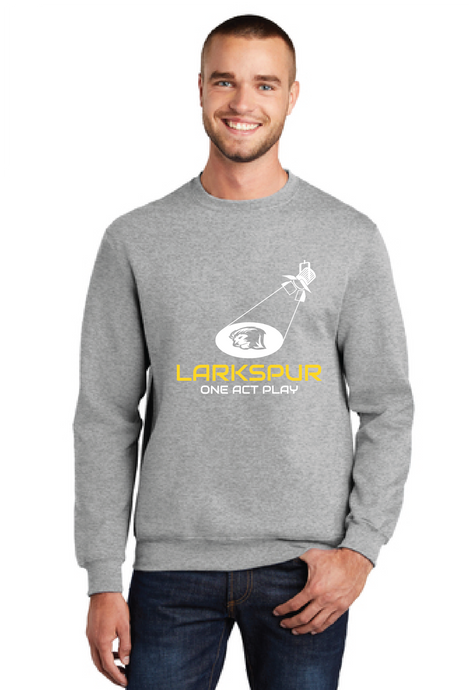 Fleece Crewneck Sweatshirt / Athletic Heather / Larkspur Middle School One Act Play