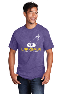 Cotton Tee  / Heather Purple / Larkspur Middle School One Act Play