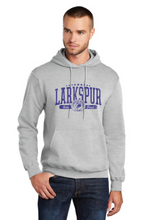 Core Fleece Pullover Hooded Sweatshirt / Ash / Larkspur Middle School Girls Track