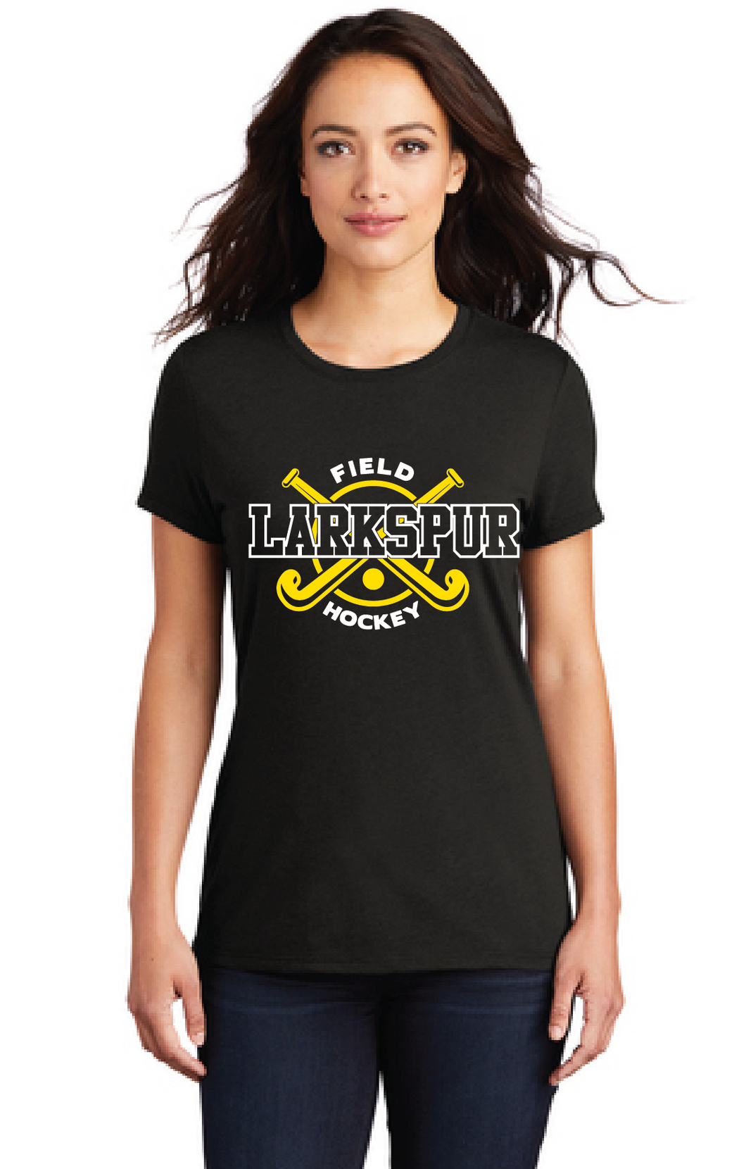 Women’s Perfect Tri Tee / Black / Larkspur Middle School Field Hockey