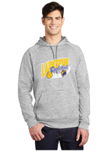 Electric Heather Fleece Hooded Pullover / Silver / Larkspur Middle School Boys Basketball