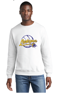 Core Fleece Crewneck Sweatshirt / White / Larkspur Middle School Girls Basketball
