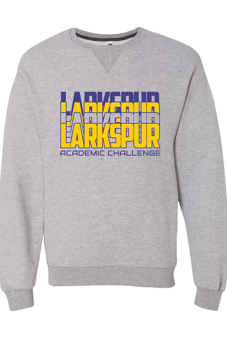 Sofspun Crewneck Sweatshirt / Athletic Heather / Larkspur Middle School Academic Challenge