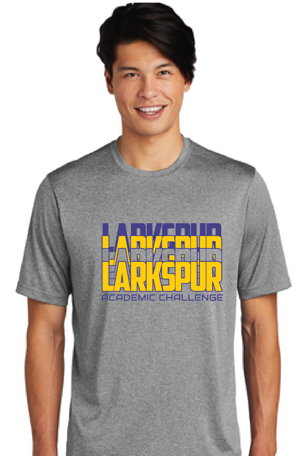 Heather Contender Tee / Vintage Heather / Larkspur Middle School Academic Challenge