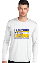 Long Sleeve Performance Tee / White / Larkspur Middle School Academic Challenge