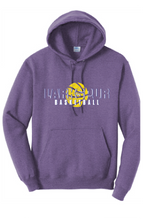 Core Fleece Pullover Hooded Sweatshirt / Athletic Heather / Larkspur Middle School Boys Basketball