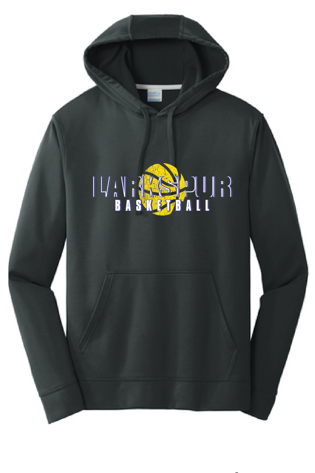 Performance Fleece Hooded Sweatshirt / Black / Larkspur Middle School Boys Basketball