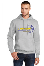 Core Fleece Pullover Hooded Sweatshirt / Ash / Larkspur Middle School Girls Basketball